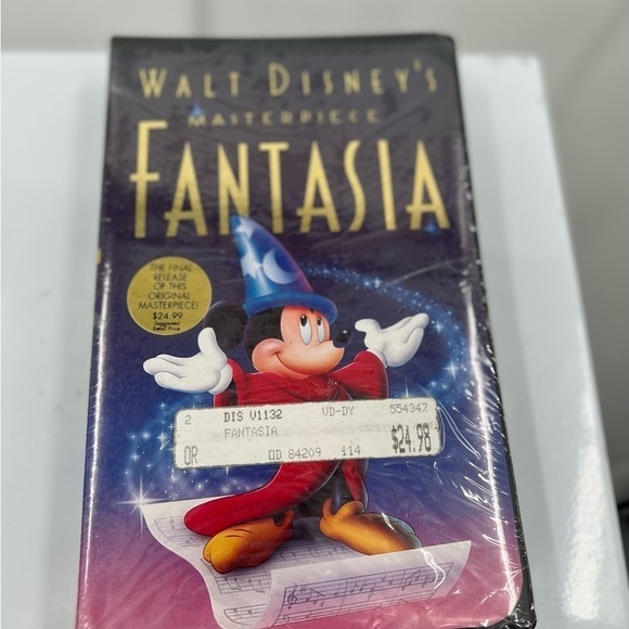 Walt Disney Masterpiece VHS Fantasia Sealed NEW - Picture 3 of 11